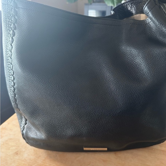Brahmin Black Leather Hobo Handbag - Picture 4 of 11